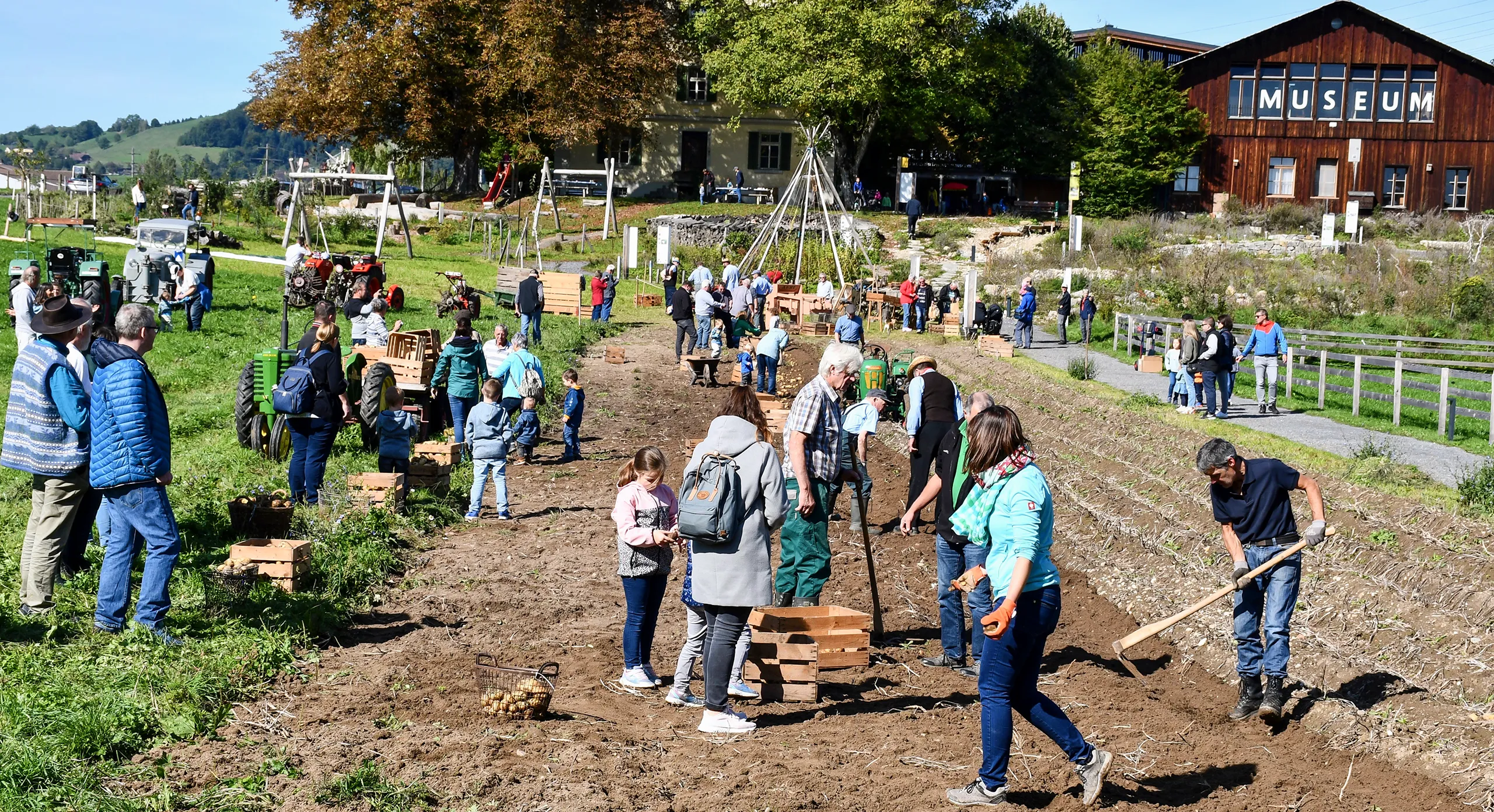 Schweizerisches Agrarmuseum Burgrain Erlebnis-Garten