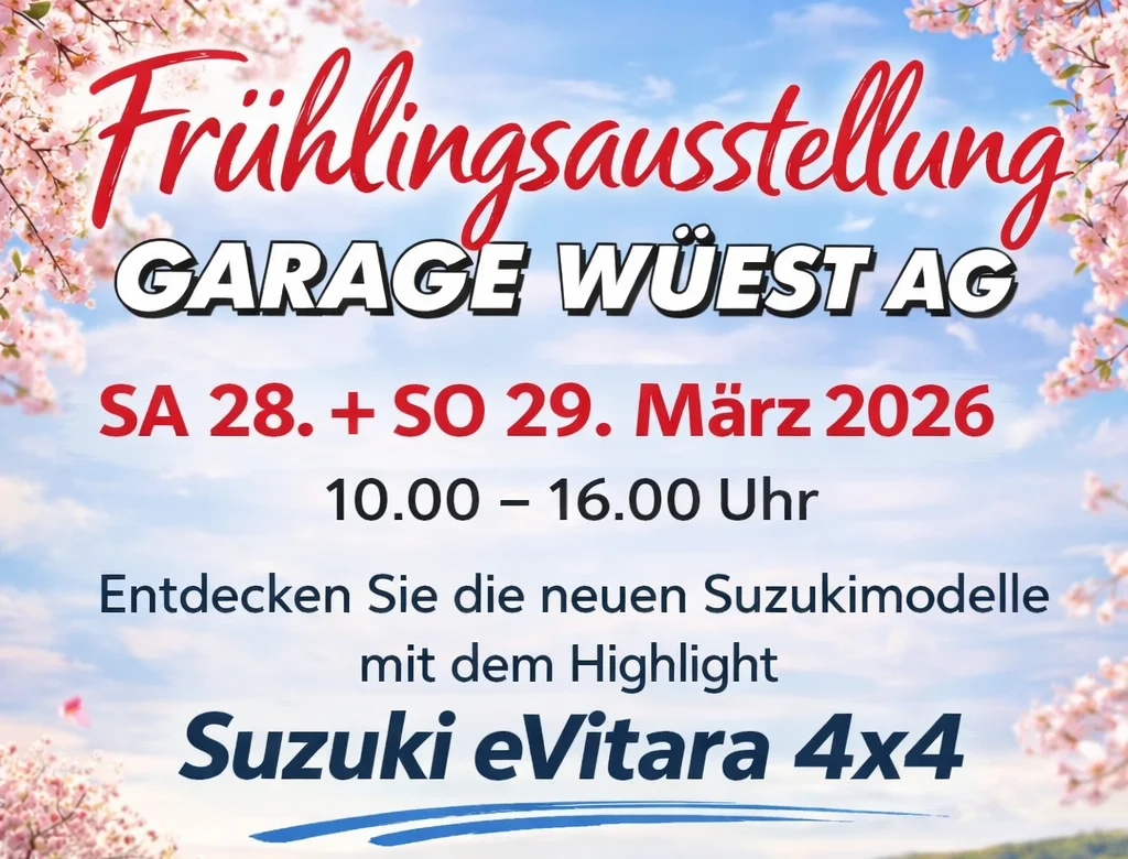 Frühlingsausstellung Garage Wüest