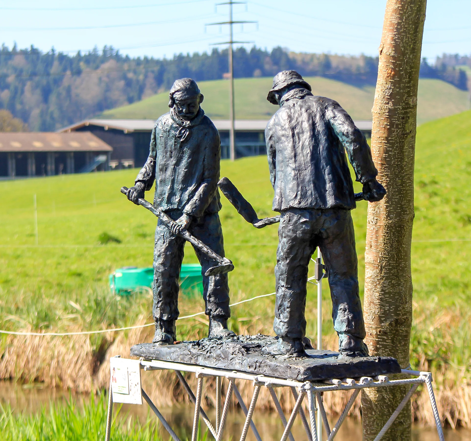 Bergbauern Bronze, Ausstellung Bergleben